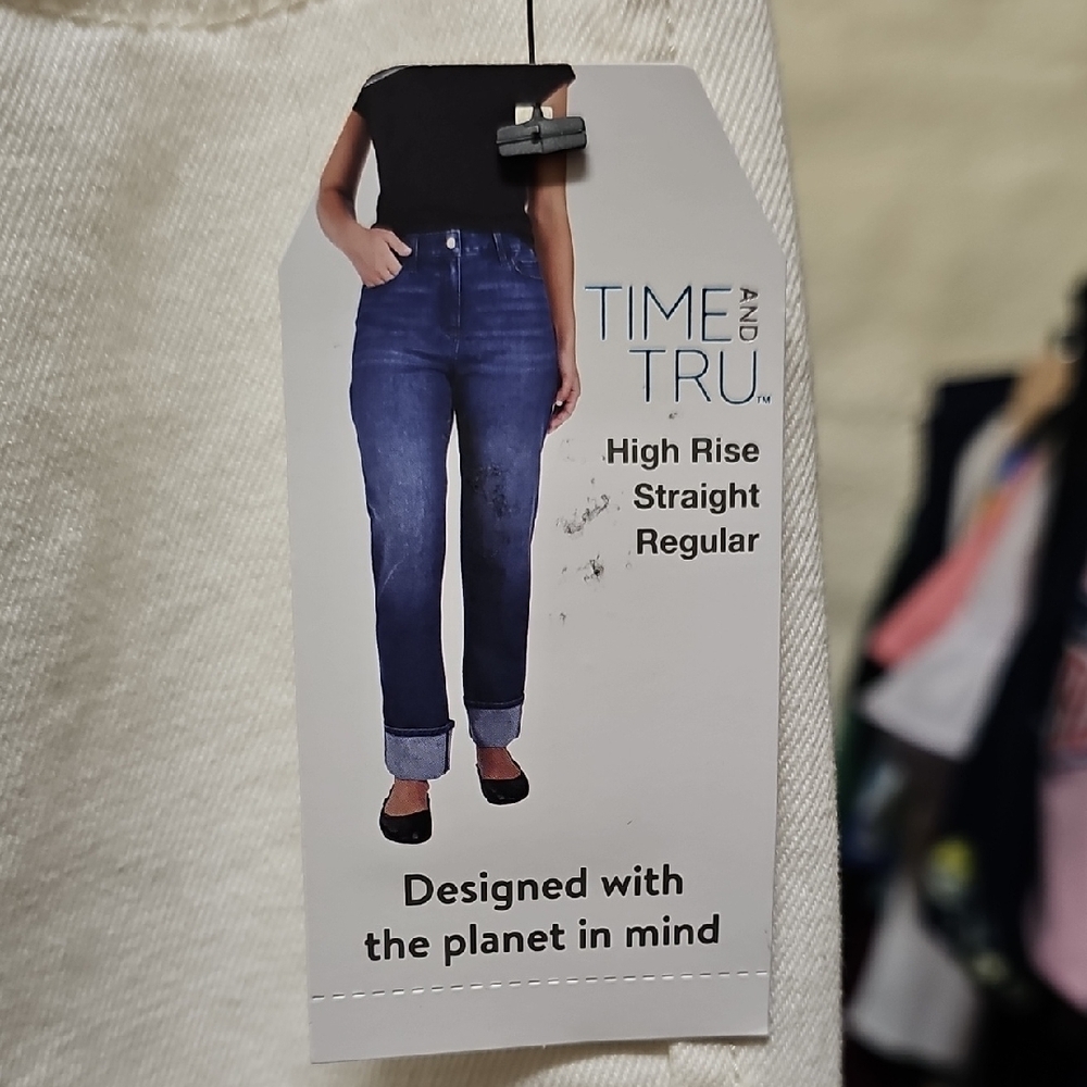 Nwt Cream Straight-Leg Pants #45 - Picture 2 of 6